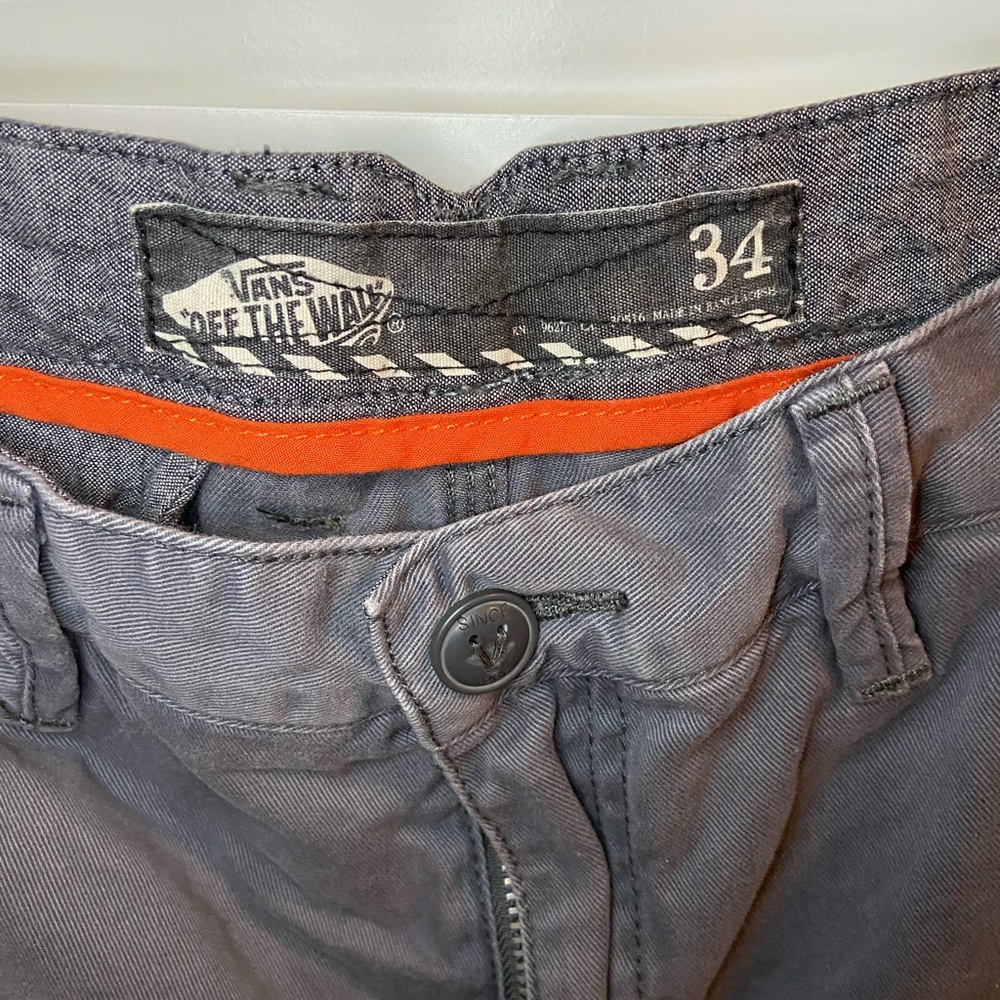 Men’s Vans Gray Jeans 34